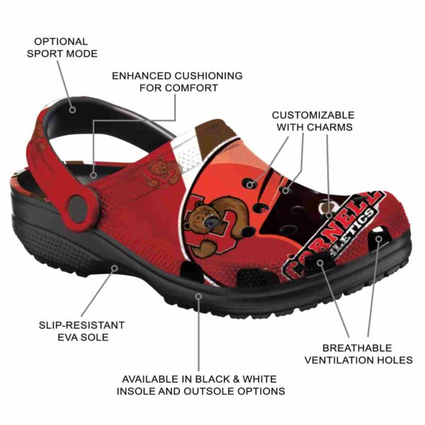 personalized cornell big red baseball helmet clog new arrival
