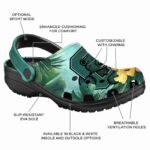 personalized cornell big red tropical vibes clog best selling