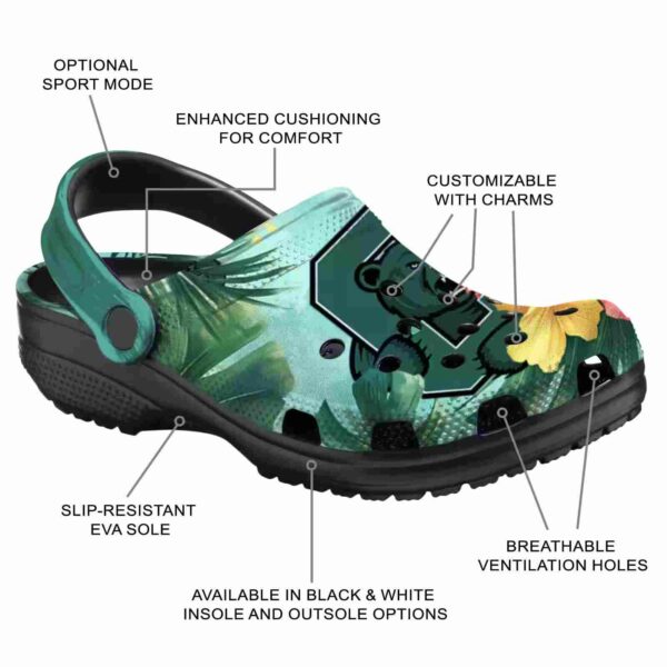 personalized cornell big red tropical vibes clog new arrival