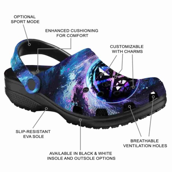 personalized denver nuggets galaxy swirl clog new arrival