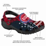 personalized detroit pistons star spangled side pattern clog best selling