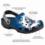 personalized drake bulldogs splash art clog best selling