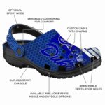 Personalized Duke Blue Devils Contrasting Stripes Crocs Best selling