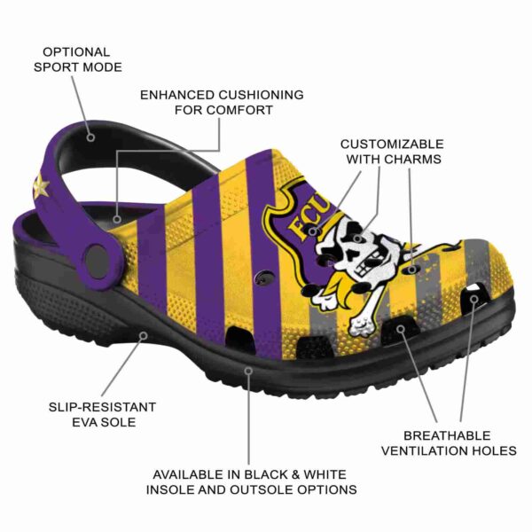 personalized east carolina pirates star spangled graphic clog new arrival