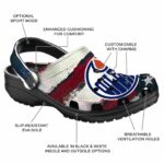 personalized edmonton oilers patriotic stripes clog best selling