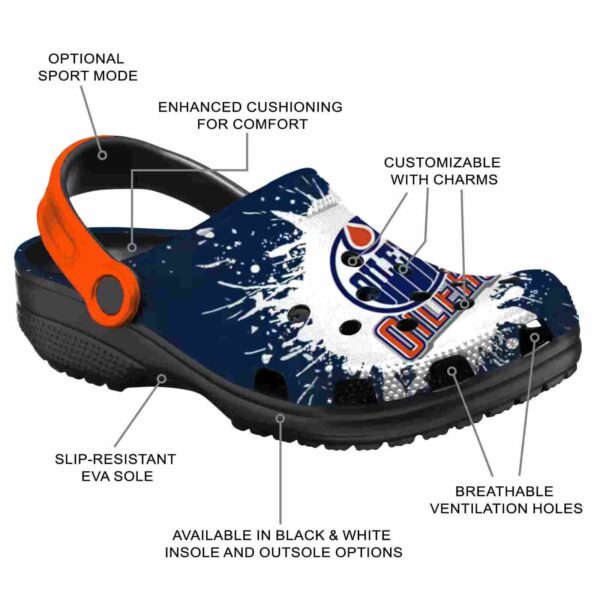 personalized edmonton oilers splash art clog new arrival