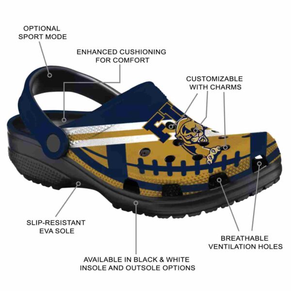 personalized fiu panthers football motif clog new arrival