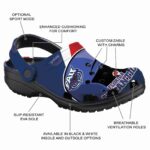 personalized florida atlantic owls baseball helmet clog best selling