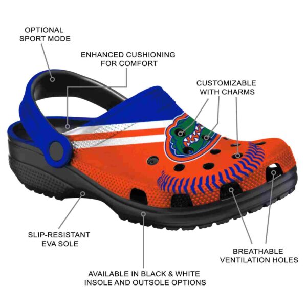 personalized florida gators baseball motif crocs new arrival