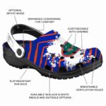 Personalized Florida Gators Zigzag Paint Burst Crocs Best selling
