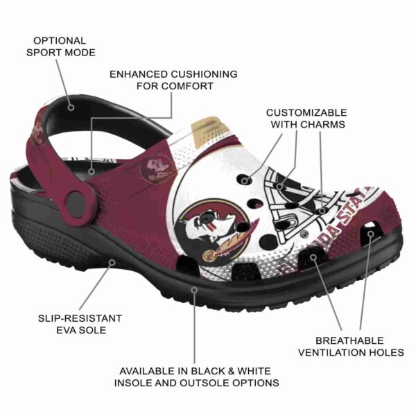 personalized florida state seminoles football helmet crocs new arrival
