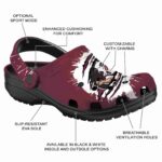 Personalized Florida State Seminoles Splash Motif Background Crocs Best selling