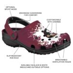 Personalized Florida State Seminoles Splatter Background Crocs Best selling