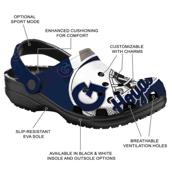 personalized georgetown hoyas football helmet clog new arrival