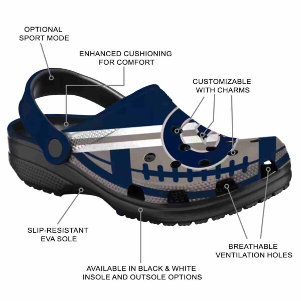 personalized georgetown hoyas football motif clog new arrival