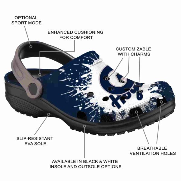 personalized georgetown hoyas splash art clog new arrival