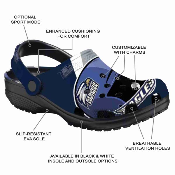 personalized georgia southern eagles baseball helmet clog new arrival