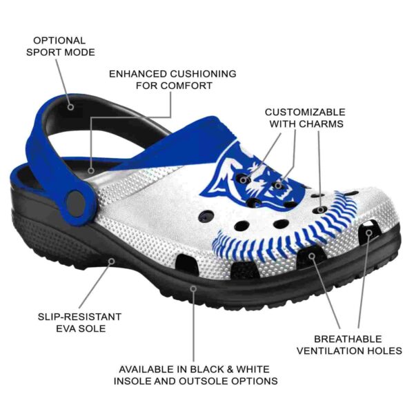 personalized georgia state panthers baseball motif clog new arrival