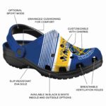 personalized golden state warriors vibrant dual tone crocs fashion forward