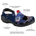 personalized gonzaga bulldogs baseball helmet clog best selling