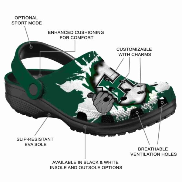 personalized hawaii rainbow warriors gripping hand clog new arrival