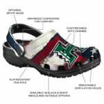 personalized hawaii rainbow warriors patriotic stripes clog best selling