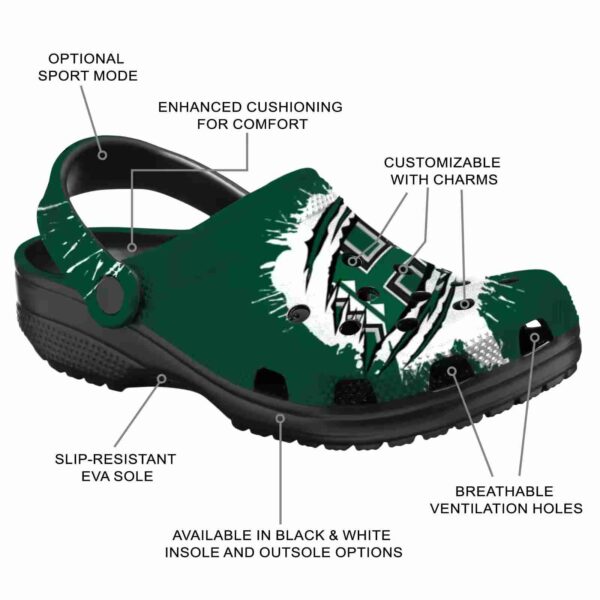 personalized hawaii rainbow warriors splash motif background clog new arrival