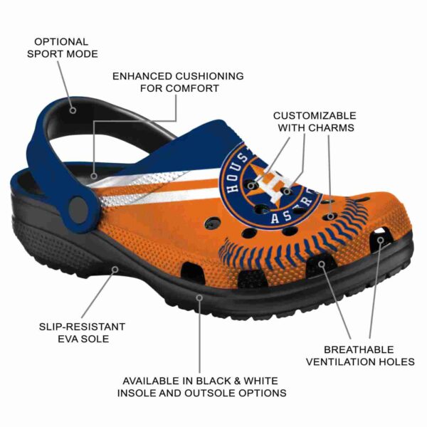 personalized houston astros baseball motif crocs new arrival