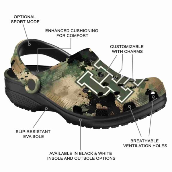 personalized houston cougars camouflage craze clog new arrival