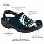 Personalized Houston Texans Splash Motif Background Crocs Best selling