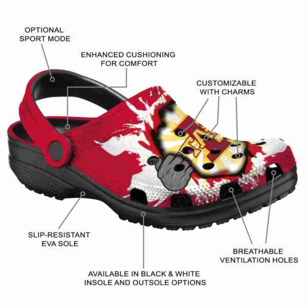 personalized iowa state cyclones gripping hand clog new arrival