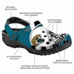 Personalized Jacksonville Jaguars Football Helmet Crocs Best selling