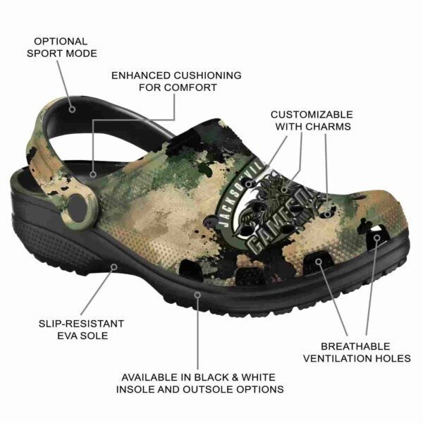 personalized jacksonville state gamecocks camouflage craze clog new arrival