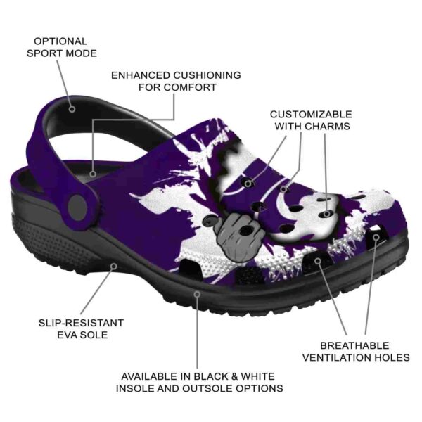 personalized kansas state wildcats gripping hand clog new arrival