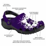 personalized kansas state wildcats splatter background clog best selling