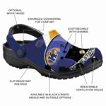 personalized kent state golden flashes baseball helmet clog best selling