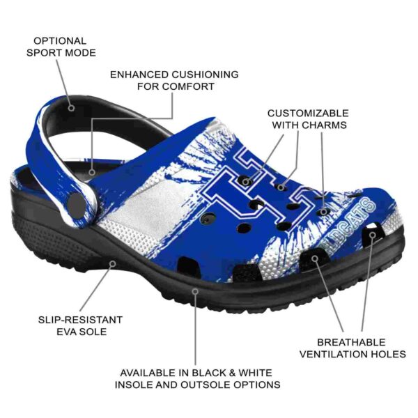 personalized kentucky wildcats paint splatter graphics crocs new arrival