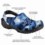 personalized la tech ocean waves clog best selling