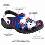 personalized la tech zigzag paint burst clog best selling
