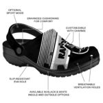 Personalized Las Vegas Raiders Vibrant Dual Tone Crocs Best selling