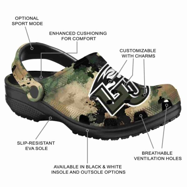 personalized liberty flames camouflage craze clog new arrival
