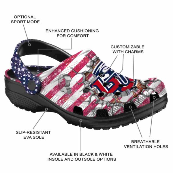 personalized liberty flames freedom splinter clog new arrival