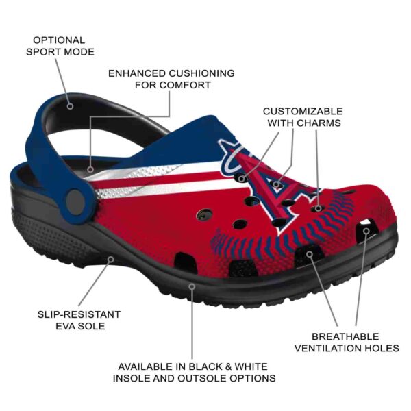 personalized los angeles angels baseball motif crocs new arrival