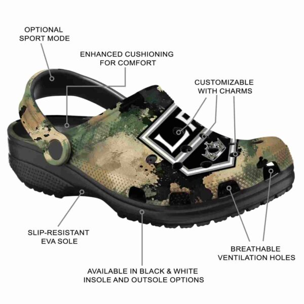 personalized los angeles kings camouflage craze clog new arrival