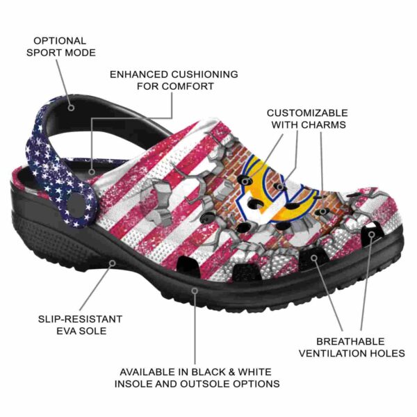 personalized los angeles rams freedom splinter crocs new arrival