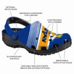 Personalized Los Angeles Rams Vibrant Dual Tone Crocs Best selling