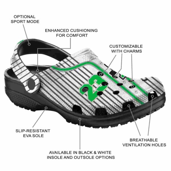 personalized marshall thundering herd pinstripe pattern clog new arrival