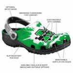 personalized marshall thundering herd splatter pattern clog best selling