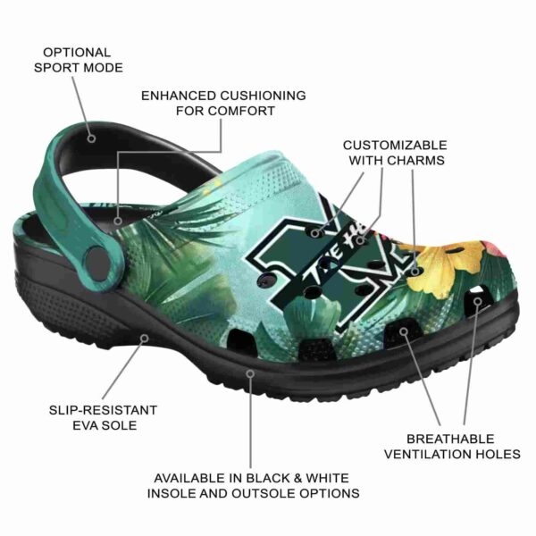 personalized marshall thundering herd tropical vibes clog new arrival