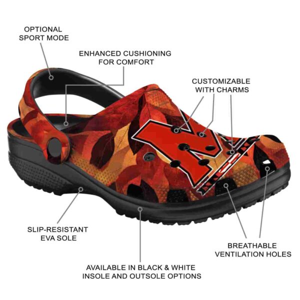personalized maryland terrapins autumn leaves clog new arrival